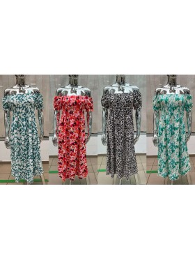 Sukienki damskie wloskie, Size uni ,paczka 6szt,mix kolor