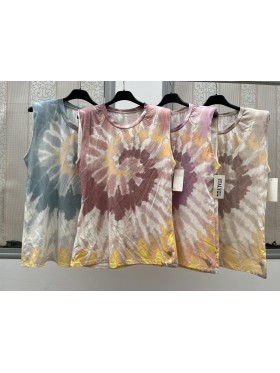 Bluzki damskie wloskie, Size uni ,paczka 6szt,mix kolor