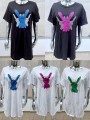 Sukienki damskie wloskie, Size uni ,paczka 6szt,mix kolor