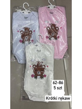 Body DZIECIĘCA , Size 62-86,paczka 5szt,1kolor