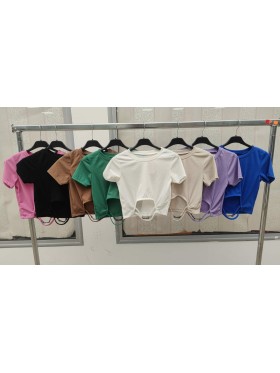 Bluzki damskie wloskie, Size uni ,paczka 6szt,mix kolor