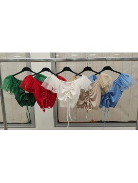 Bluzki damskie wloskie, Size uni ,paczka 6szt,mix kolor