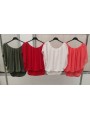 Bluzki damskie wloskie, Size uni ,paczka 6szt,mix kolor