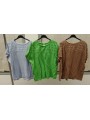 Bluzki damskie wloskie, Size uni ,paczka 6szt,mix kolor
