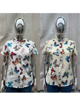 Bluzki damskie wloskie, Size uni ,paczka 6szt,mix kolor