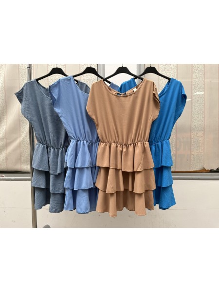 Sukienki damskie wloskie, Size uni ,paczka 6szt,mix kolor