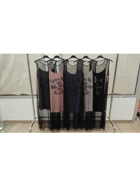 Sukienki damskie wloskie, Size uni ,paczka 6szt,mix kolor