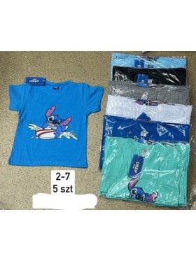 Bluzki DZIECIĘCA , Size 2-7 lat,paczka 5szt,1kolor