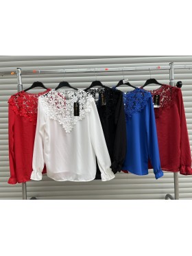 Bluzki damskie wloskie, Size uni ,paczka 6szt,mix kolor