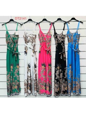 Sukienki damskie wloskie, Size uni ,paczka 6szt,mix kolor