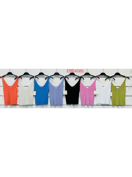 Bluzki damskie wloskie, Size uni ,paczka 6szt,mix kolor