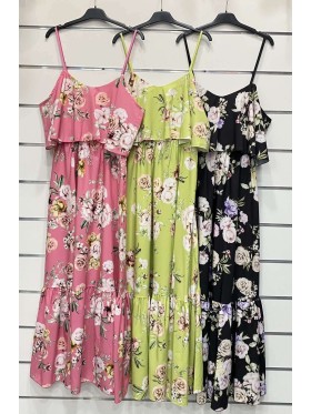 Sukienki damskie wloskie, Size uni ,paczka 6szt,mix kolor