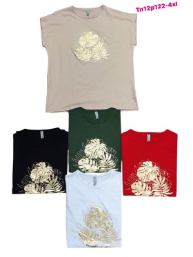 Bluzki damskie , Size 2XL-4XL,paczka 12szt,mix kolor