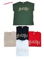Bluzki damskie , Size 2XL-4XL,paczka 12szt,mix kolor