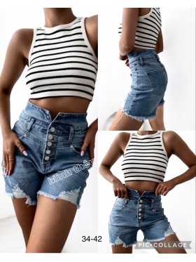 Spodenki jeansowe damskie , size 34-42 paczka 12szt,