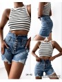 Spodenki jeansowe damskie , size 34-42 paczka 12szt,