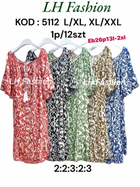 Sukienki damskie , Size L-2XL,paczka 12szt,mix kolor