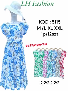Sukienki damskie , Size m-2XL,paczka 12szt,mix kolor