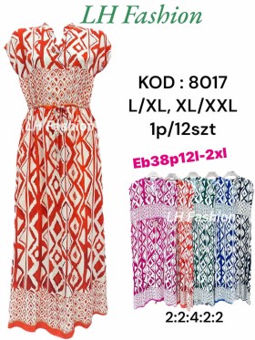 Sukienki damskie , Size L-2XL,paczka 12szt,mix kolor