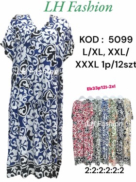 Sukienki damskie , Size L-2XL,paczka 12szt,mix kolor