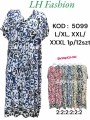 Sukienki damskie , Size L-2XL,paczka 12szt,mix kolor