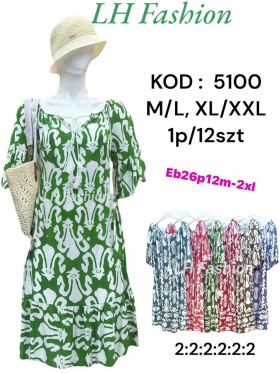 Sukienki damskie , Size m-2XL,paczka 12szt,mix kolor