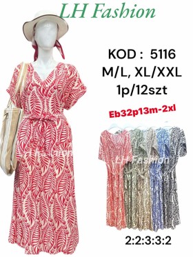 Sukienki damskie , Size m-2XL,paczka 12szt,mix kolor