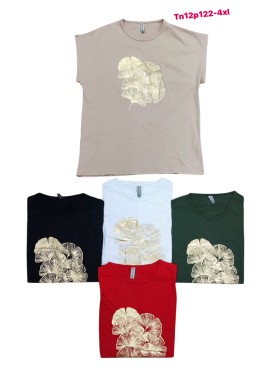 Bluzki damskie , Size 2XL-4XL,paczka 12szt,mix kolor