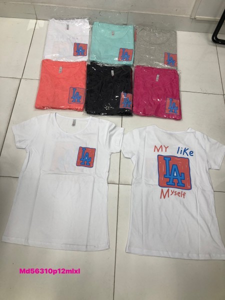 Bluzki damskie , Size m-xl , paczka 12szt , mix kolor