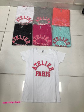 Bluzki damskie , Size m-xl , paczka 12szt , mix kolor