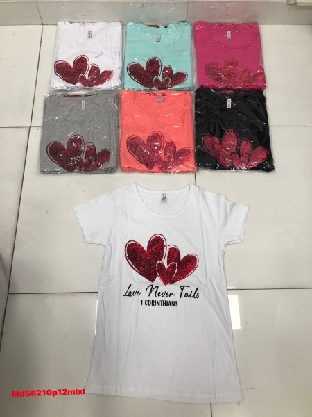 Bluzki damskie , Size m-xl , paczka 12szt , mix kolor