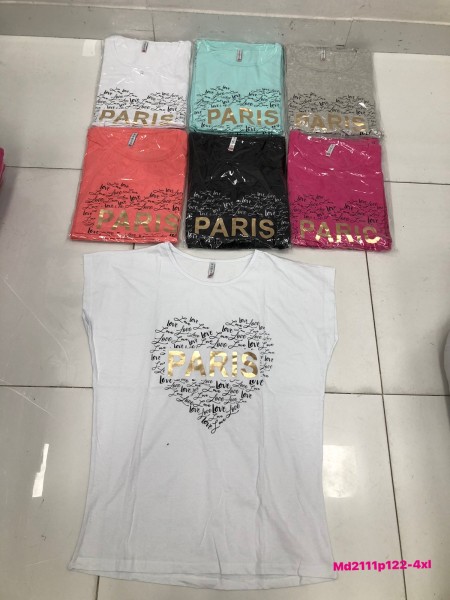Bluzki damskie , Size 2XL-4XL,paczka 12szt,mix kolor