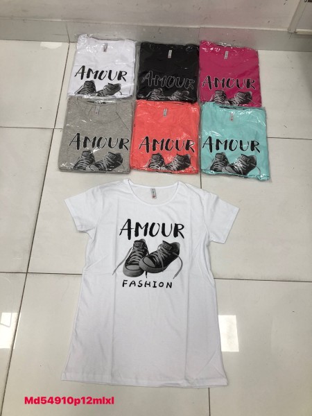 Bluzki damskie , Size m-xl , paczka 12szt , mix kolor
