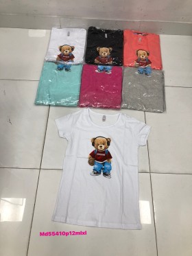 Bluzki damskie , Size m-xl , paczka 12szt , mix kolor