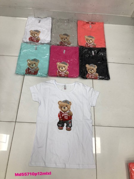 Bluzki damskie , Size m-xl , paczka 12szt , mix kolor
