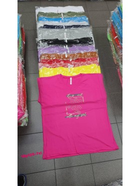 Bluzki damskie , Size 5xl-7xl , paczka 12szt , mix kolor