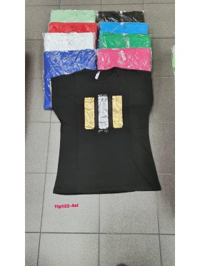 Bluzki damskie , Size 2XL-4XL,paczka 12szt,mix kolor