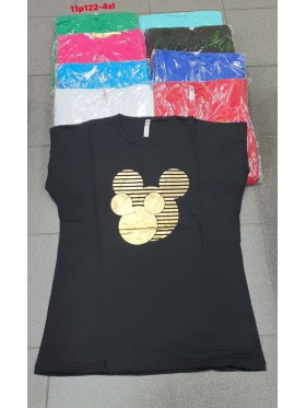 Bluzki damskie , Size 2XL-4XL,paczka 12szt,mix kolor