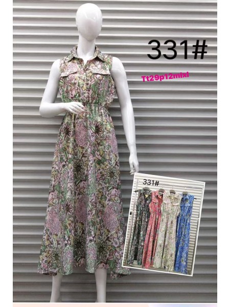Sukienki  damskie , Size M-XL,paczka 12szt , mix kolor