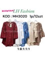 Koszule damskie , Size uni ,paczka 12szt , mix kolor