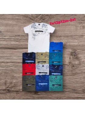 Bluzki MĘSKA , Size m-2xl , paczka 12szt , mix kolor