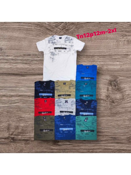 Bluzki MĘSKA , Size m-2xl , paczka 12szt , mix kolor
