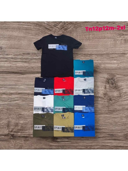 Bluzki MĘSKA , Size m-2xl , paczka 12szt , mix kolor