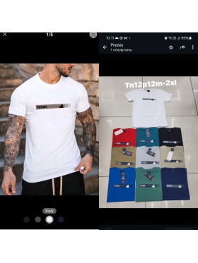 Bluzki MĘSKA , Size m-2xl , paczka 12szt , mix kolor