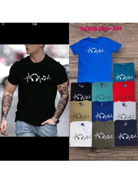 Bluzki MĘSKA , Size m-2xl , paczka 12szt , mix kolor