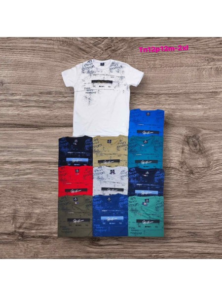 Bluzki MĘSKA , Size m-2xl , paczka 12szt , mix kolor