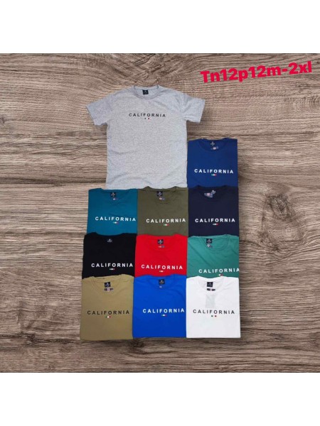 Bluzki MĘSKA , Size m-2xl , paczka 12szt , mix kolor