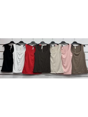 Bluzki damskie wloskie, Size uni ,paczka 6szt,mix kolor