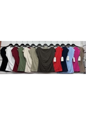 Bluzki damskie wloskie, Size uni ,paczka 6szt,mix kolor