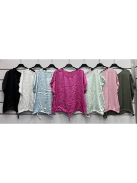 Bluzki damskie wloskie, Size uni ,paczka 6szt,mix kolor